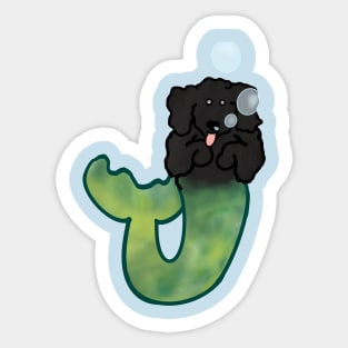 Cheese the Goldendoodle Merdog Sticker